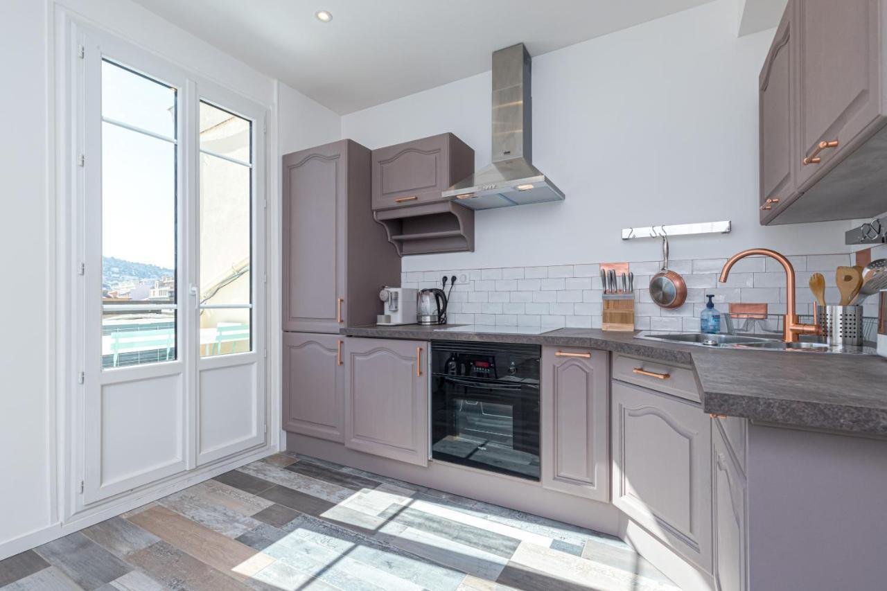 Squared Head-Apartment With Terrace In Nice Exteriér fotografie