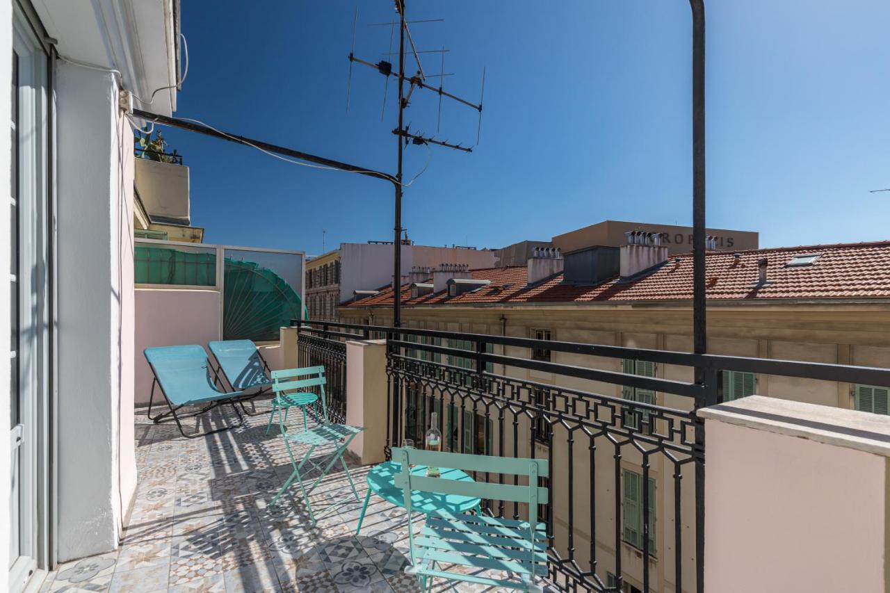 Squared Head-Apartment With Terrace In Nice Exteriér fotografie